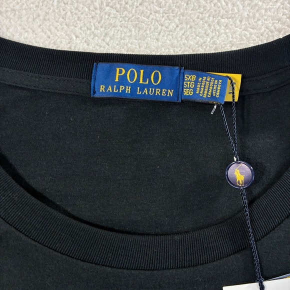 Polo Ralph Lauren T Shirt Mens 5XB Black Flesh Pony Crewneck Short Sleeve NWT - Picture 4 of 7